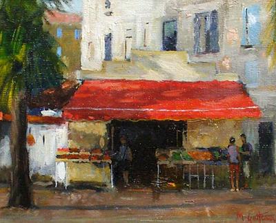 Fruit Shop, Sanary, Provence by Marcel Gatteaux