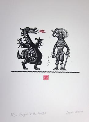 Dragon & George by Jazmin Velasco