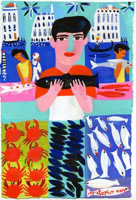 Venice Fish Market by Christopher Corr