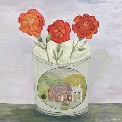 Three Carnations by Debbie George