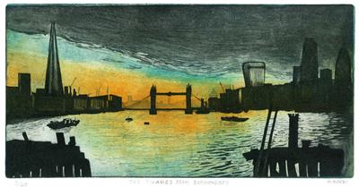 The Thames From Bermondsey by Maurice Moeri