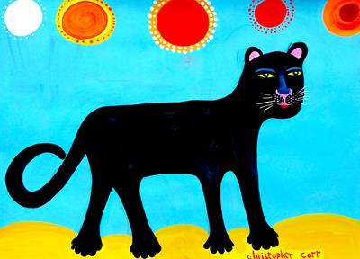 Black Panther In The Sun by Christopher Corr