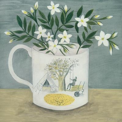Ravilious Cup & White Jasmine by Debbie George