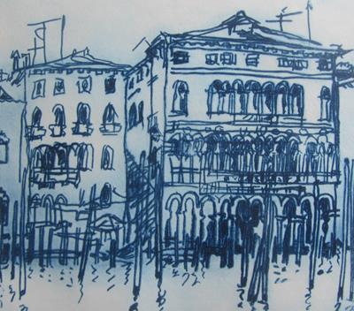 Venice, Grand Canal From S. Silvestro by Isobel Johnstone