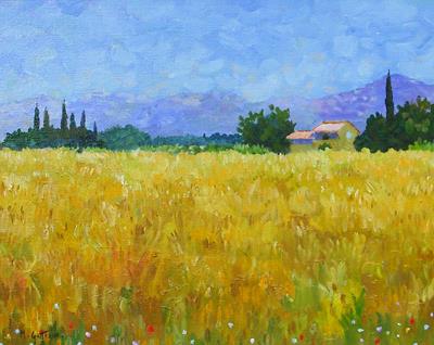 Wheatfield, Mazan by Marcel Gatteaux