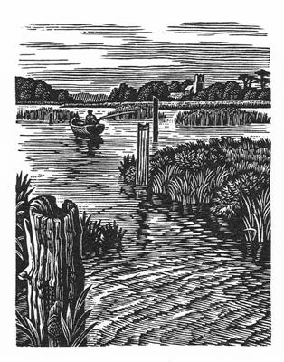 River Alde At Iken by Howard Phipps