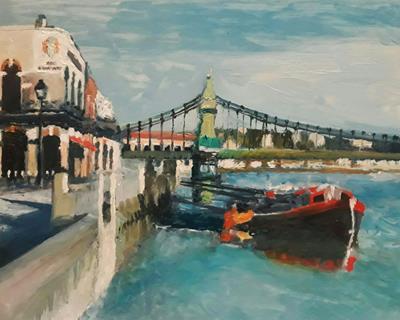Hammersmith Bridge, Blue Anchor by Will Smith