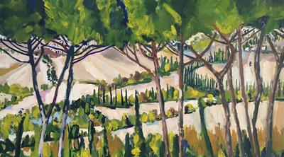 Through The Trees, Volterra by Paul Finn