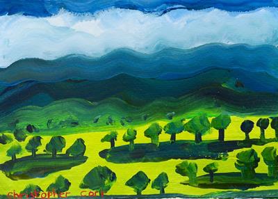Stormy Skies Over The Cevennes 4 by Christopher Corr