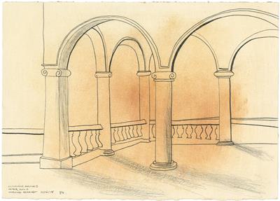 Cliveden Arches: After Duccio by Jonathan Christie