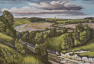 Salisbury From King Manor Hill, Clarendon by Howard Phipps