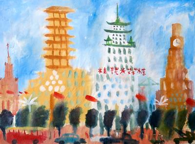 Changan Boulevard, Beijing by Christopher Corr