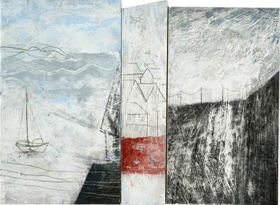 Harbour Study No.2: Portscatho by Jonathan Christie