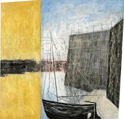 Naples Yellow (Portscatho Harbour) by Jonathan Christie