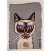 Miniatures Series: Siamese Cat by David Hollington