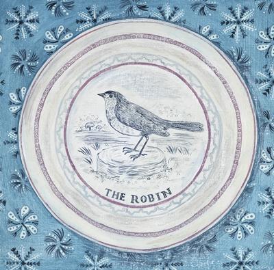Robin Plate by Debbie George