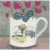 Ravilious Cup & Cyclamen by Debbie George