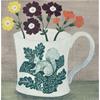 Squirrel Cup & Auriculas by Debbie George