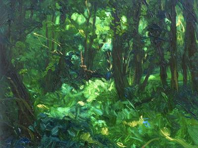Summer Woodland - Dallinghoo VI by Jelly Green