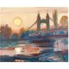 Hammersmith Bridge, Sunset by Isobel Johnstone