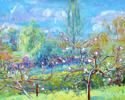 Dorset Apple Blossom by Isobel Johnstone