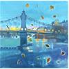 Hammersmith Bridge, Autumn Leaves by Isobel Johnstone