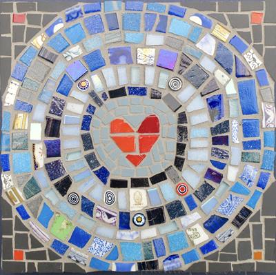 Mosaic Heart by Joanna Veevers