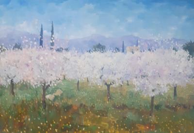 Almond Blossom, Bennisa, Spain by Marcel Gatteaux