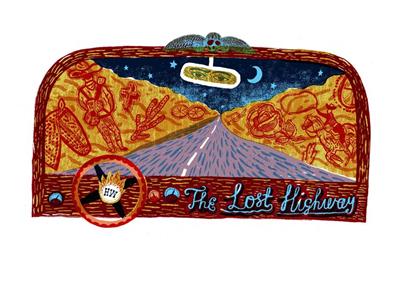 The Lost Highway (Hank Williams) by Jonny Hannah
