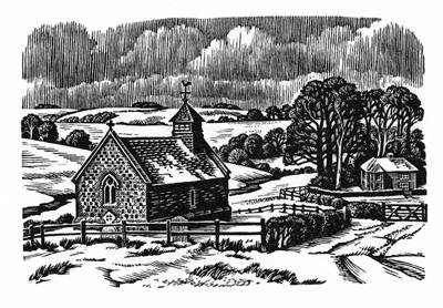 Fifield Bavant, The Ebble Valley, Winter by Howard Phipps