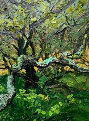 Treshnish Trees II by Jelly Green