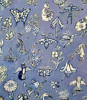 Endpaper For Hollington's Florilegium by David Hollington