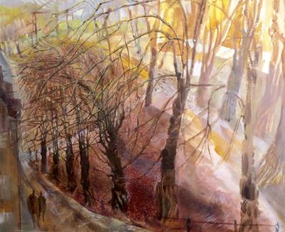 Winter Trees, South End Green, Hampstead by Mary Kuper