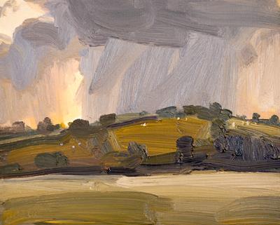 August Rain by Robert Newton