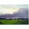 Twilight, Grazing Cows by Robert Newton