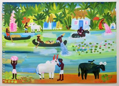 Kerala Village Life by Christopher Corr