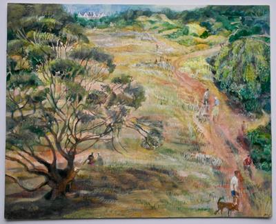 Paths Winding To Hampstead Village by Mary Kuper