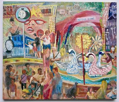 August Bank Holiday, South End Green by Mary Kuper