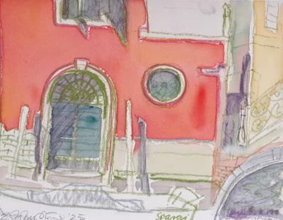 Venice, Rio Di San Vio by Isobel Johnstone