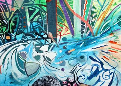 Woodland Water, Abergavenny by David Wiseman