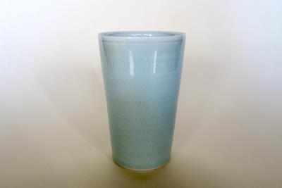 Large Celadon Beaker by Chris Keenan