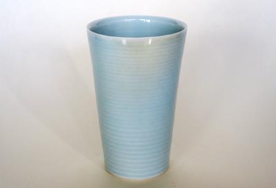 Large Celadon Beaker by Chris Keenan
