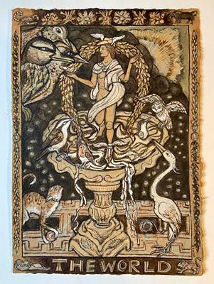 Tarot Of British Birds: The World by David Hollington