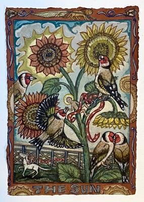 Tarot Of British Birds: The Sun by David Hollington