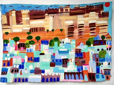 Mehrangarh Fort And The Blue City In Jodhpur by Christopher Corr