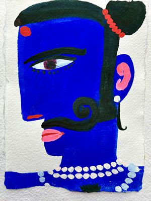 Blue Sadhu by Christopher Corr