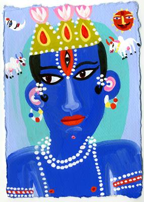 Lord Krishna by Christopher Corr