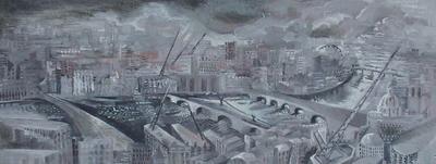 The Thames From The City by Mary Kuper